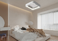 Sala de estar del dormitorio ninguna lámpara eléctrica de la fan de techo del aire acondicionado invisible de la lámpara de la fan de techo de la hoja
