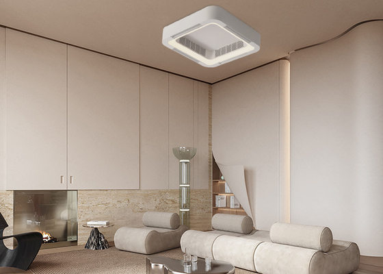 Ninguna lámpara invisible de la fan de techo de la fan eléctrica del aire acondicionado de la sala de estar del dormitorio del hogar de la lámpara de la fan de techo de la hoja