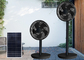 Fans accionadas solares teledirigidas del piso con la batería de litio de la CA/de DC 12v