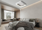 Sala de estar del dormitorio ninguna lámpara eléctrica de la fan de techo del aire acondicionado invisible de la lámpara de la fan de techo de la hoja