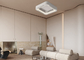 Ninguna lámpara invisible de la fan de techo de la fan eléctrica del aire acondicionado de la sala de estar del dormitorio del hogar de la lámpara de la fan de techo de la hoja