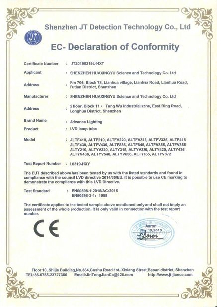 China shenzhen Ever Advance Technology Limited Certificaciones